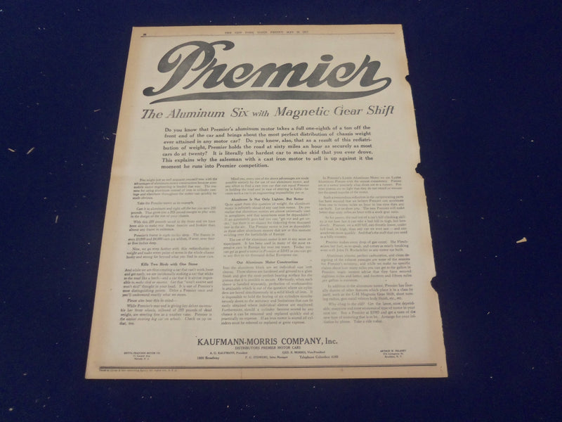 1917 MAY 18 NEW YORK TIMES - SENATE PASSES DRAFT BILL 65 TO 8 - NT 9155