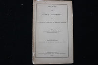 1864 MEDICAL TOPOGRAPHY - EPIDEMIC DISEASES OF RHODE ISLAND - SOFTCOVER - K 2889