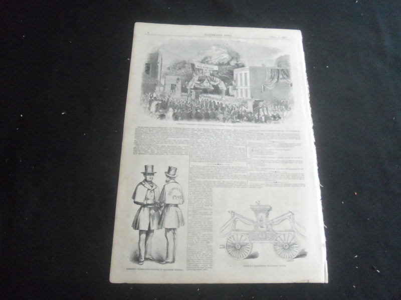1853 JULY 2 ILLUSTRATED NEWS MAGAZINE - GAVAZZI DISTURBANCE AT QUEBEC - B 5531F