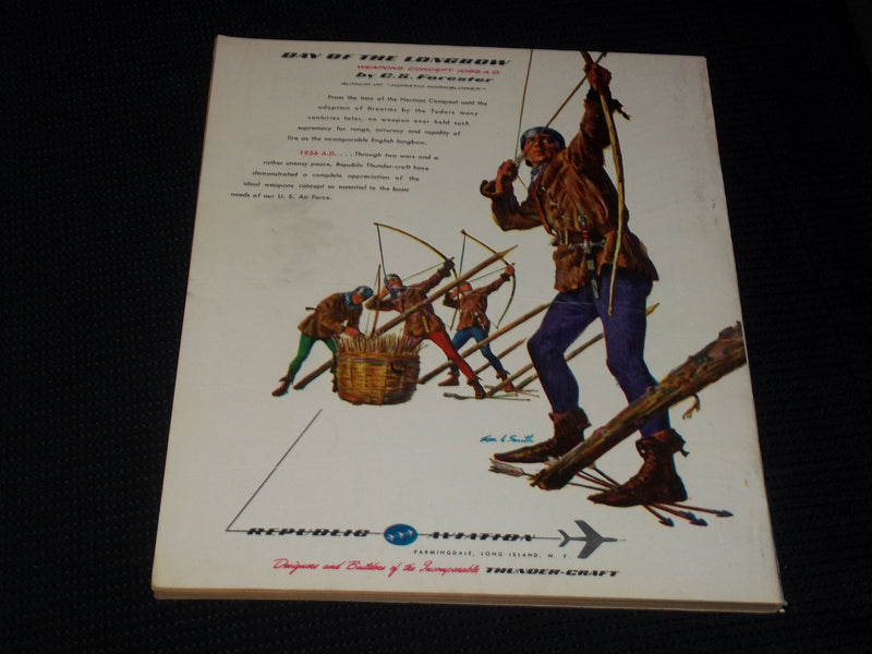 1957-1958 AIR PROGRESS MAGAZINE - NAVY PLANE FRONT COVER - E 7094