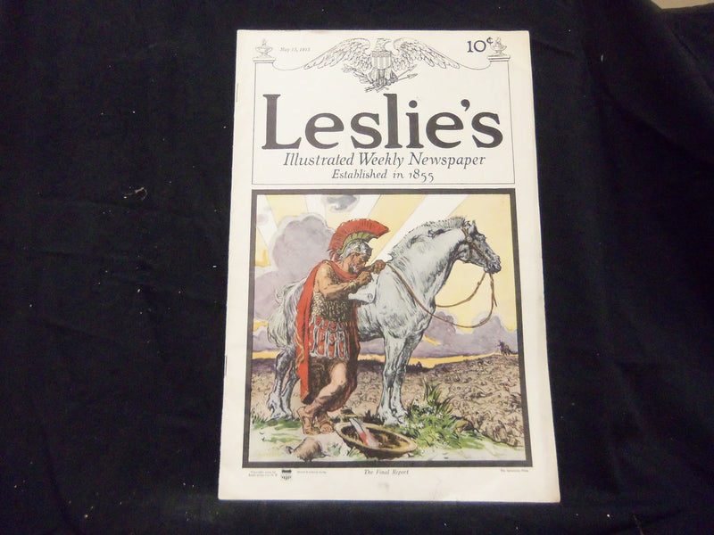 1915 MAY 13 LESLIE'S WEEKLY MAGAZINE - THE FINAL REPORT - ST 1323