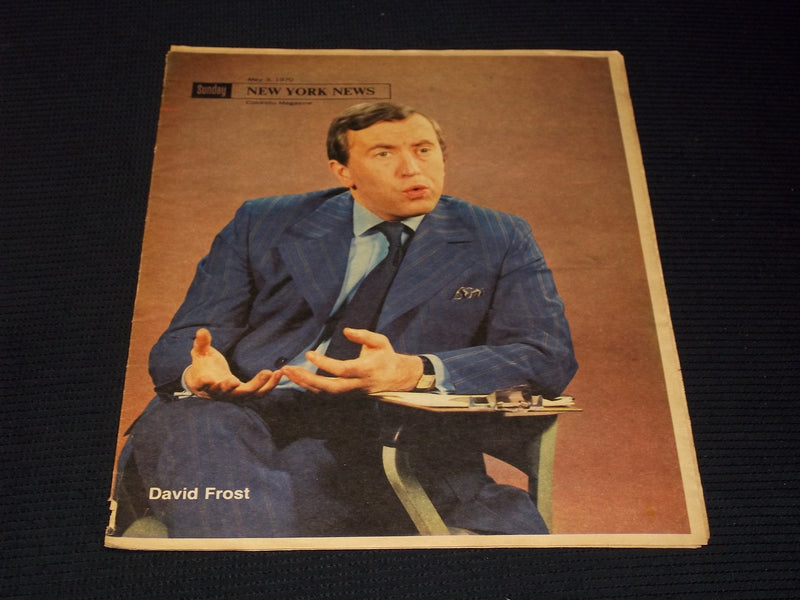 1970 MAY 3 SUNDAY NEW YORK NEWS COLOROTO MAGAZINE - DAVID FROST - E 13015