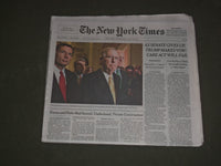 2017 JULY 19 NEW YORK TIMES -SENATE GIVES UP -RUMP MAKES VOW CARE ACT WILL FAIL