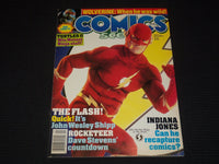 1991 APRIL COMICS SCENE MAGAZINE - THE FLASH FRONT COVER - E 14935