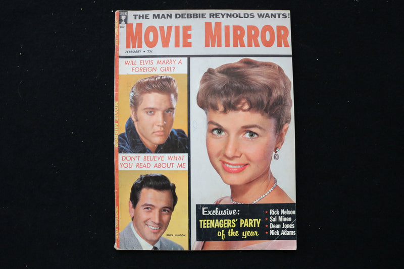 1959 FEBRUARY MOVIE MIRROR MAGAZINE - DEBBIE REYNOLDS COVER - E 24183