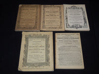 1907-1941 HENRY SOTHERAN BOOK CATALOGUES LOT OF 5 - SOFTCOVER - O 3078D