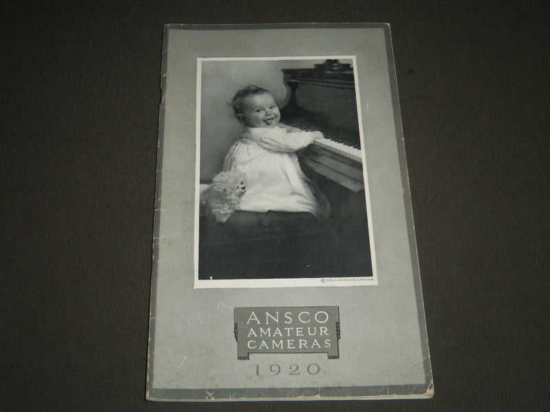 1920 ANSCO AMATEUR CAMERAS SOFTCOVER BOOK - BINGHAMTON NEW YORK - J 2314
