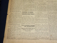 1921 MAY 23 NEW YORK TIMES - HARDING TO HONOR SOLDIER DEAD TODAY - NT 8599