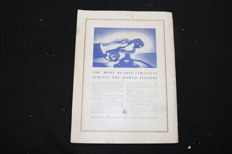 1937 APRIL BELL TELEPHONE NEWS MAGAZINE - SP 4182Z