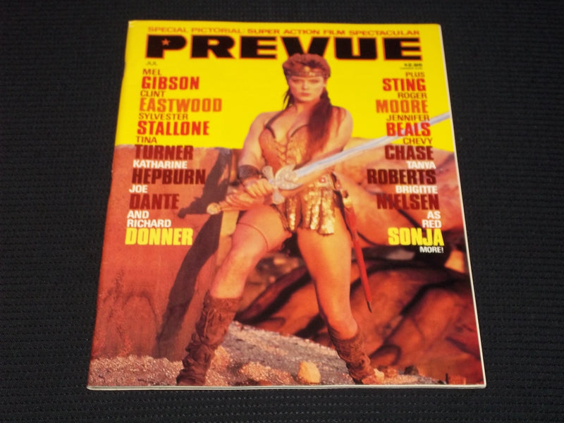 1985 JULY PREVUE MAGAZINE - BRIGITTE NIELSEN FRONT COVER - E 15404