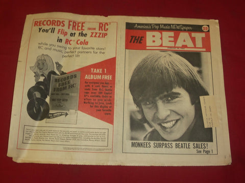 1967 JAN 28 THE BEAT NEWSPAPER - DAVY JONES - PHOTOS, ARTICLES & ADS - NP 3911
