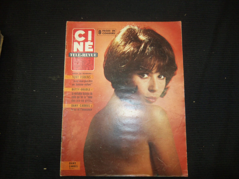 1965 DECEMBER 23 CINE TELE-REVUE FRENCH MAGAZINE - DANY CARREL COVER - E 24697