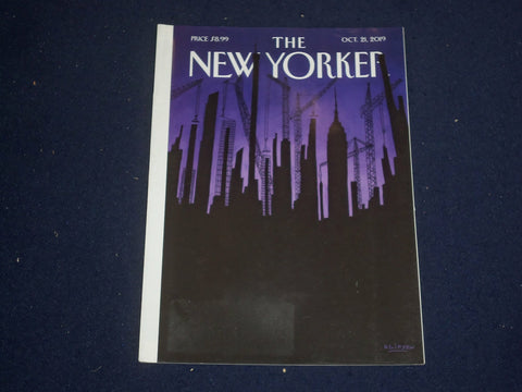 2019 OCTOBER 21 THE NEW YORKER MAGAZINE - ILLUSTRATED COVER - NY 2350