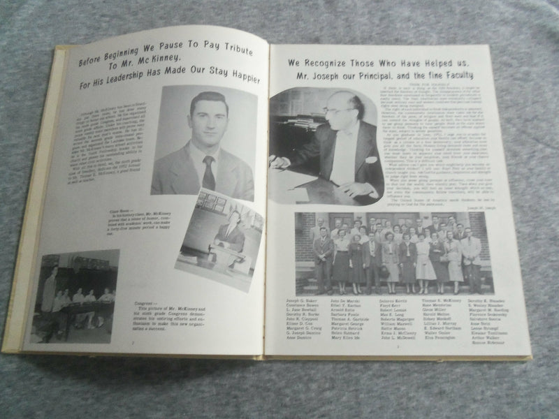 1952 ANNUAL SMEDLEY JUNIOR HIGH SCHOOL YEARBOOK - CHESTER, PENNSYLVANIA- YB 2792