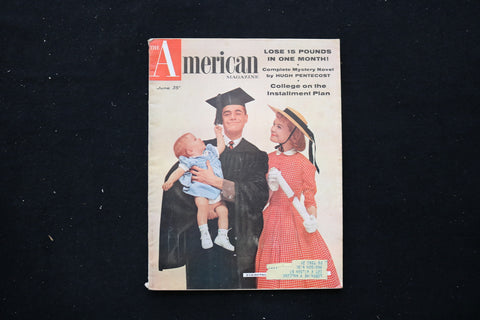 1956 JUNE THE AMERICAN MAGAZINE - COLLEGE GRADUATE COVER - E 10509
