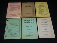 1908-1941 BOILERS & HEATING CATALOGS LOT OF 6 - PRICE SHEETS - J 6120