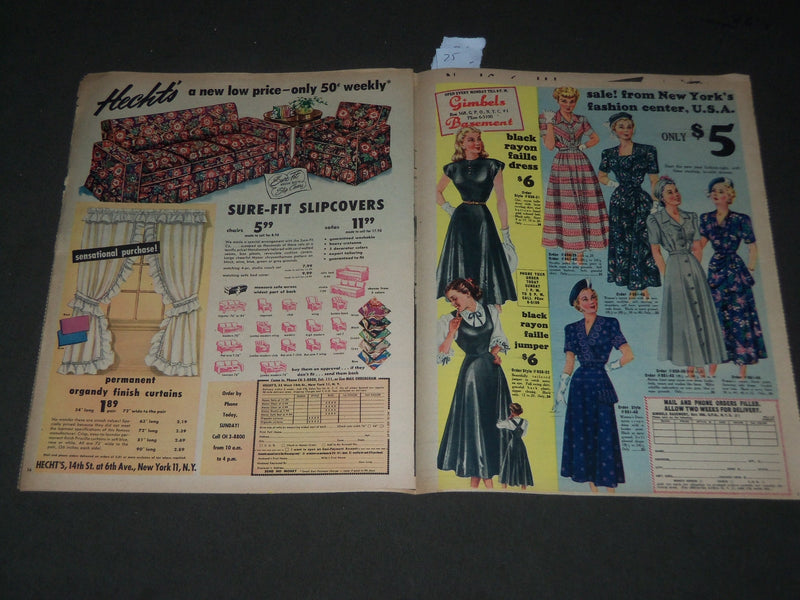 1949 JANUARY 16 SUNDAY MIRROR MAGAZINE SECTION - ANN BLYTH COVER - J 2992