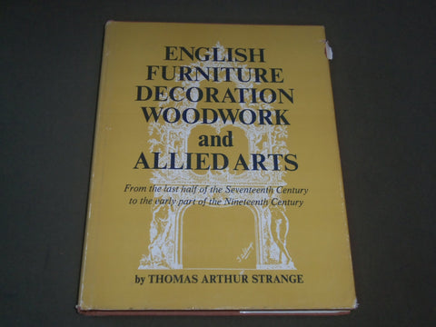 1950 ENGLISH FURNITURE DECORATION WOODWORK AND ALLIED ARTS BOOK - I 1408
