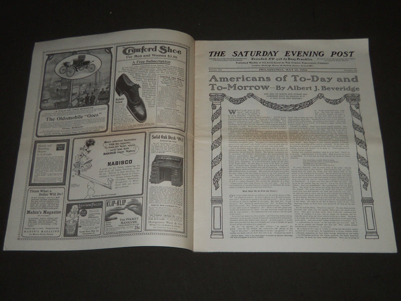 1903 MAY 16 THE SATURDAY EVENING POST MAGAZINE - J. C. LEYENDECKER - SP 693