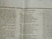 1846 MAY 2 MASSACHUSETTS PLOUGHMAN - EVERETT INAUGURATED AT HARVARD - NP 5123