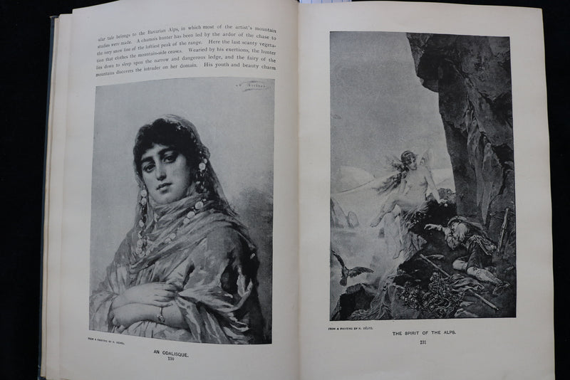 1900'S FAMOUS PICTURES BY RENOWNED ARTISTS - HARDCOVER BOOK - KD 9560