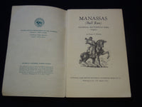1961 MANASSAS BULL RUN NATIONAL BATTLEFIELD PARK BOOK BY FRANCIS WILSHIN- J 7311