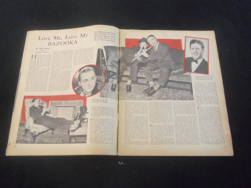 1936 MAY 2 RADIO GUIDE MAGAZINE - PAULINE MORIN ILLUSTRATED COVER - SP 9517D