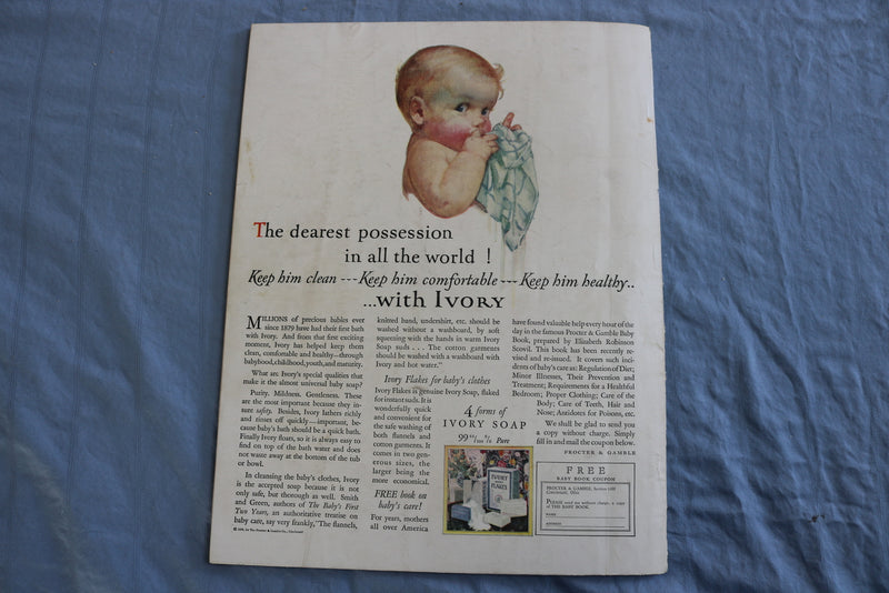 1926 AUGUST MCCALL'S MAGAZINE - BEAUTIFUL NEYSA MCMEIN COVER - SP 4785R