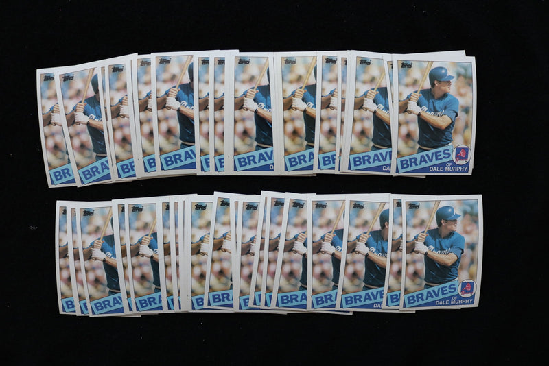 DALE MURPHY 1985 TOPPS BASEBALL CARDS - CARD #320 - NM-MT - LOT OF 40 - #43
