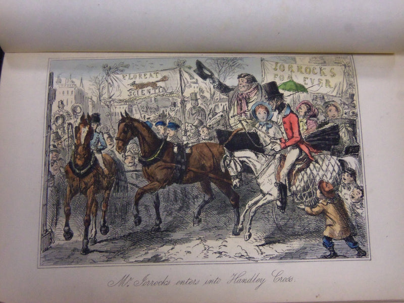1854 HANDLEY CROSS OR MR. JORROCKS'S HUNT BOOK BY JOHN LEECH - KD 5792