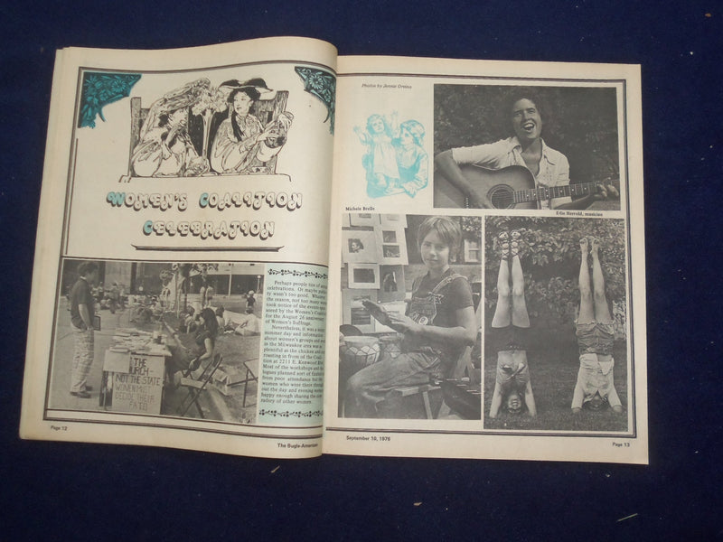 1976 SEPTEMBER 10 BUGLE AMERICAN MAGAZINE - WOMEN ON THE DOCKS - J 9451
