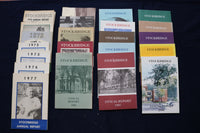 1970-2006 STOCKBRIDGE MASSACHUSETTS ANNUAL REPORT - LOT OF 22 - O 3394