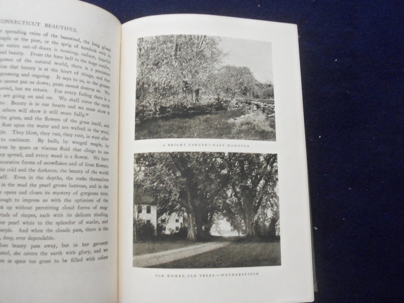 1923 CONNECTICUL BEAUTIFUL HARDCOVER BOOK BY WALLACE NUTTING - KD 8392