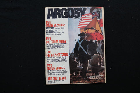 1972 JULY ARGOSY MAGAZINE - FOLLOW THE HERITAGE TRAIL COVER - SP 4178S