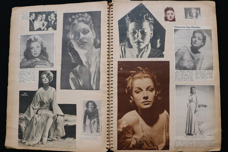 MOVIE STARS SCRAPBOOK - MICKEY ROONEY - ANN - SOTHERN- E 24913