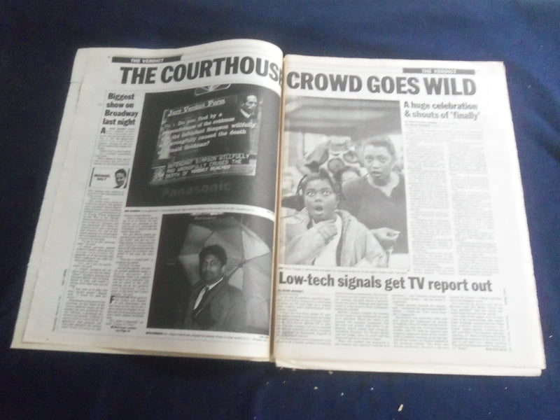 1997 FEBRUARY 5 NEW YORK DAILY NEWS NEWSPAPER - O.J. MUST PAY $8.5 MIL - NP 5665