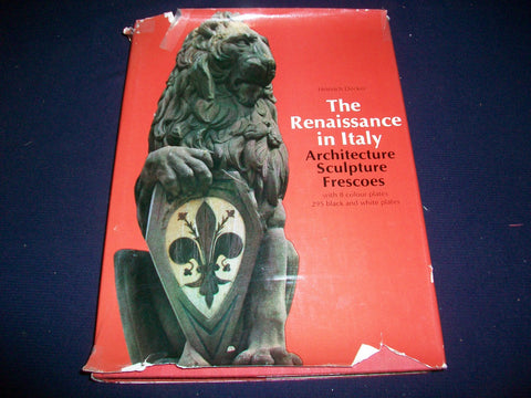 1969 THE RENAISSANCE IN ITALY BY HEINRICH DECKER - GREAT PLATES - KD 3117