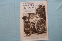 1915 JULY 15 NEW YORK TIMES MID-WEEK PICTORIAL -GIRL AT RESTORED ALSACE- NP 9145