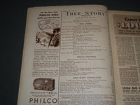 1936 NOVEMBER TRUE STORY MAGAZINE - ELEANORE WHITNEY FRONT COVER - ST 5340