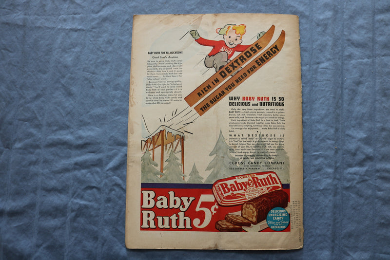 1938 FEBRUARY THE OPEN ROAD FOR BOYS MAGAZINE - LOOK OUT BELOW! - ST 5510J
