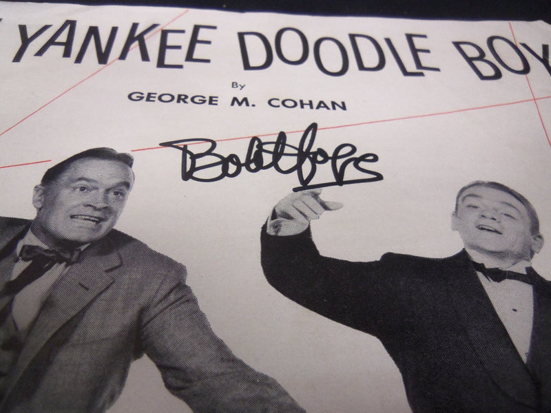 BOB HOPE THE YANKEE DOODLE BOY AUTOGRAPHED SHEET MUSIC - AM 52