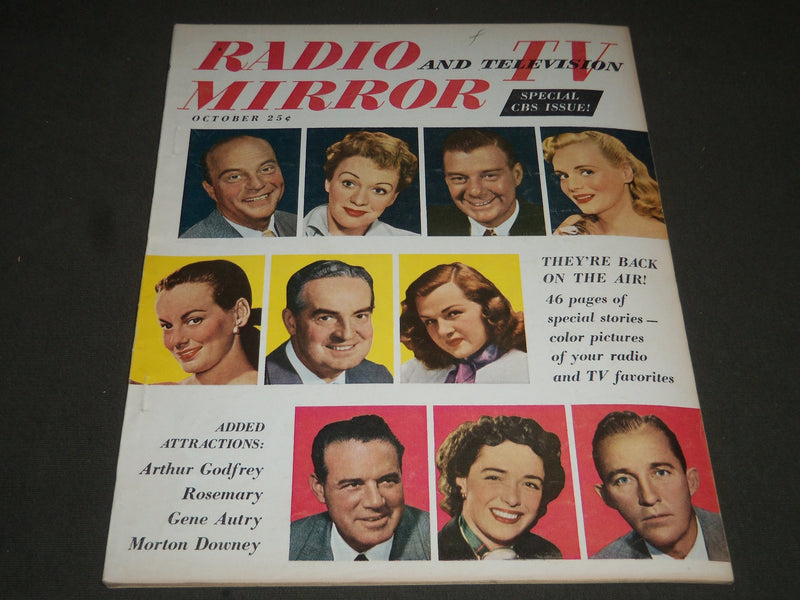1950 OCTOBER RADIO AND TELEVISION MIRROR MAGAZINE - SPECIAL CBS ISSUE - ST 4996