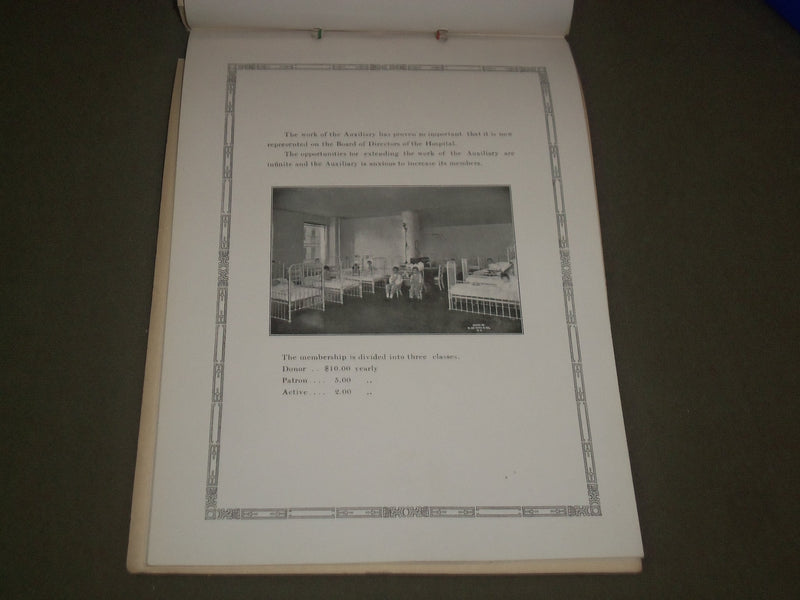 1918 APRIL 6 ITALIAN HOSPITAL BENEFIT SUPPER DANCE PROGRAM - HOTEL PLAZA- J 2678