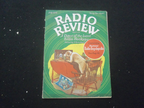 1925 JULY RADIO REVIEW MAGAZINE - VOLUME 1, NUMBER 2 - B 433W