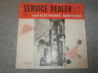 1956-1957 SERVICE DEALER AND ELECTRONIC SERVICING MANUAL - LOT OF 4 - J 6289
