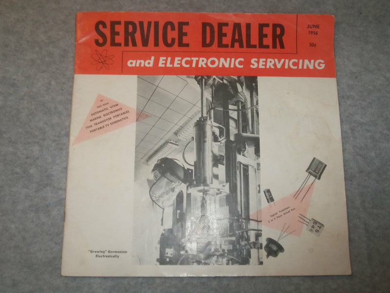 1956-1957 SERVICE DEALER AND ELECTRONIC SERVICING MANUAL - LOT OF 4 - J 6289