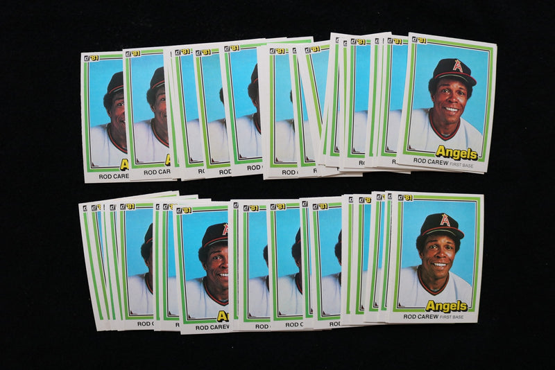 1981 ROD CAREW DONRUSS BASEBALL CARDS - #169 - NM-MT - LOT OF 48 - #159