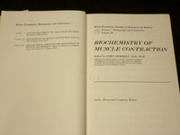 1964 BIOCHEMISTRY OF MUSCLE CONTRACTION BOOK BY JOHN GERGELY - KD 6059