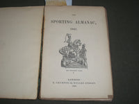 1841 THE SPORTING ALMANAC PUBLISHED IN LONDON - NICE ENGRAVINGS - J 2603
