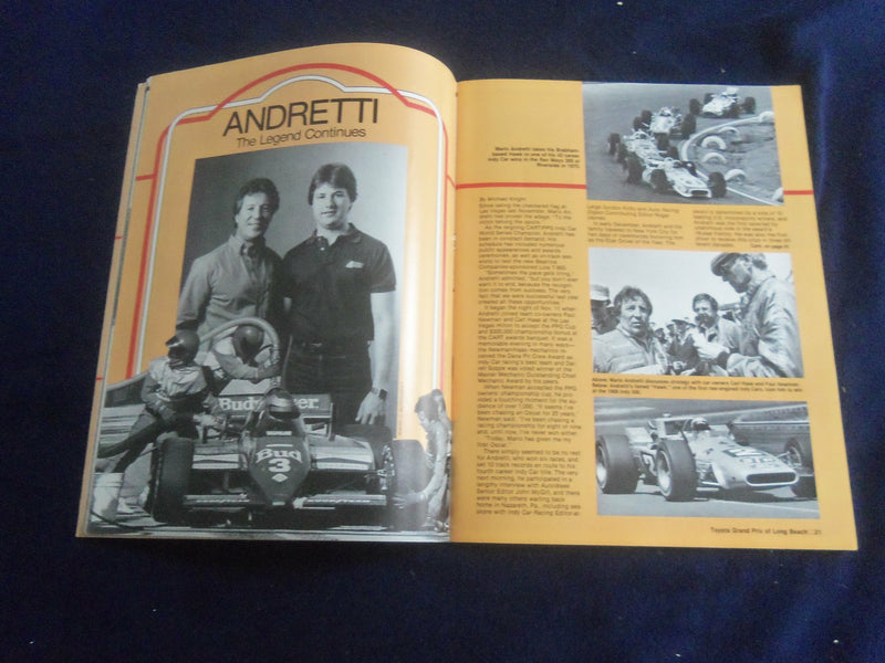 1985 APRIL 12-14 TOYOTA GRAND PRIX OF LONG BEACH RACING PROGRAM - SP 3744P